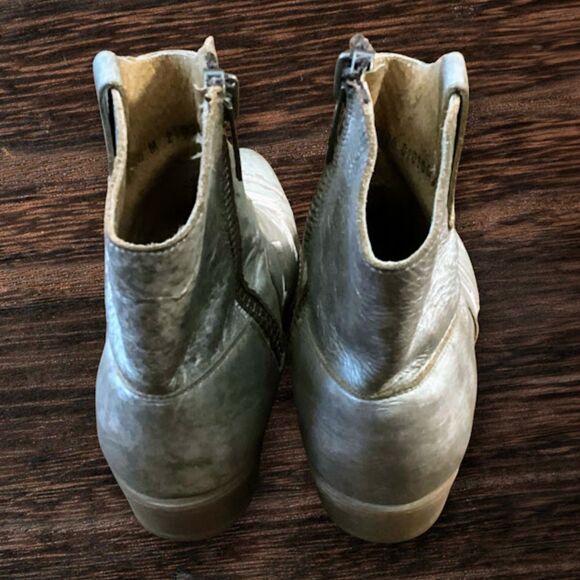 Matisse Remington Handmade Leather Distressed Women's Metallic Boots in 7.5M - Picture 7 of 10